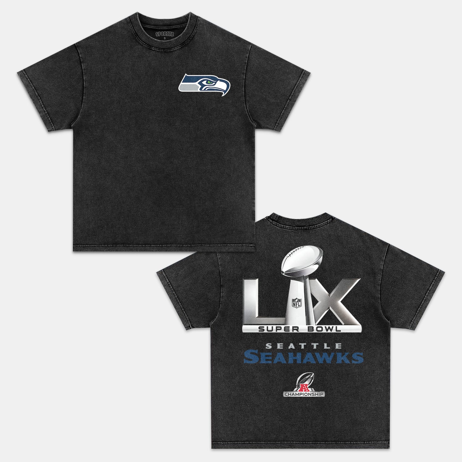 2026 SUPER BOWL LX & SEATTLE SEAHAWKS V2 TEE