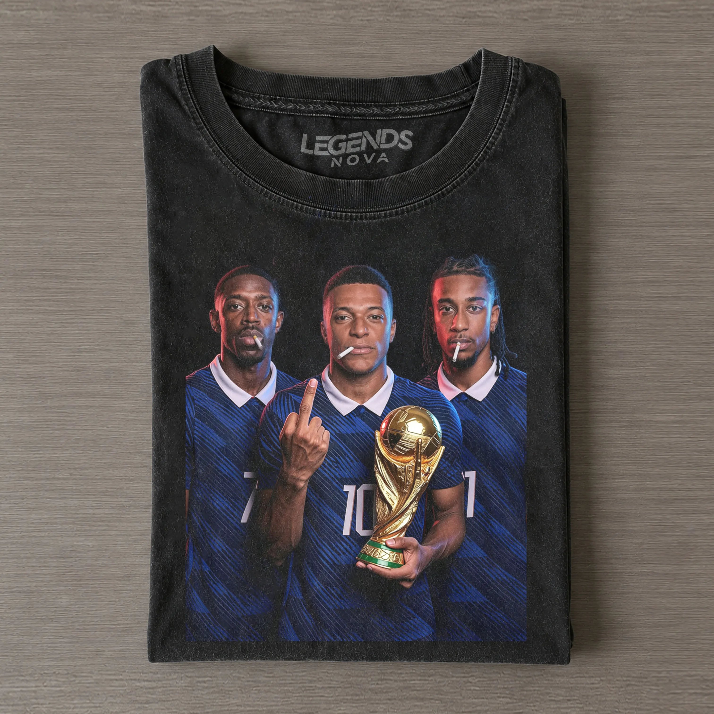 Ousmane Dembélé & Kylian Mbappé & Michael Olise France T-shirt
