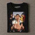 Mbappé Kane Messi Neymar Ronaldo Flip Off Vintage Graphic Tee