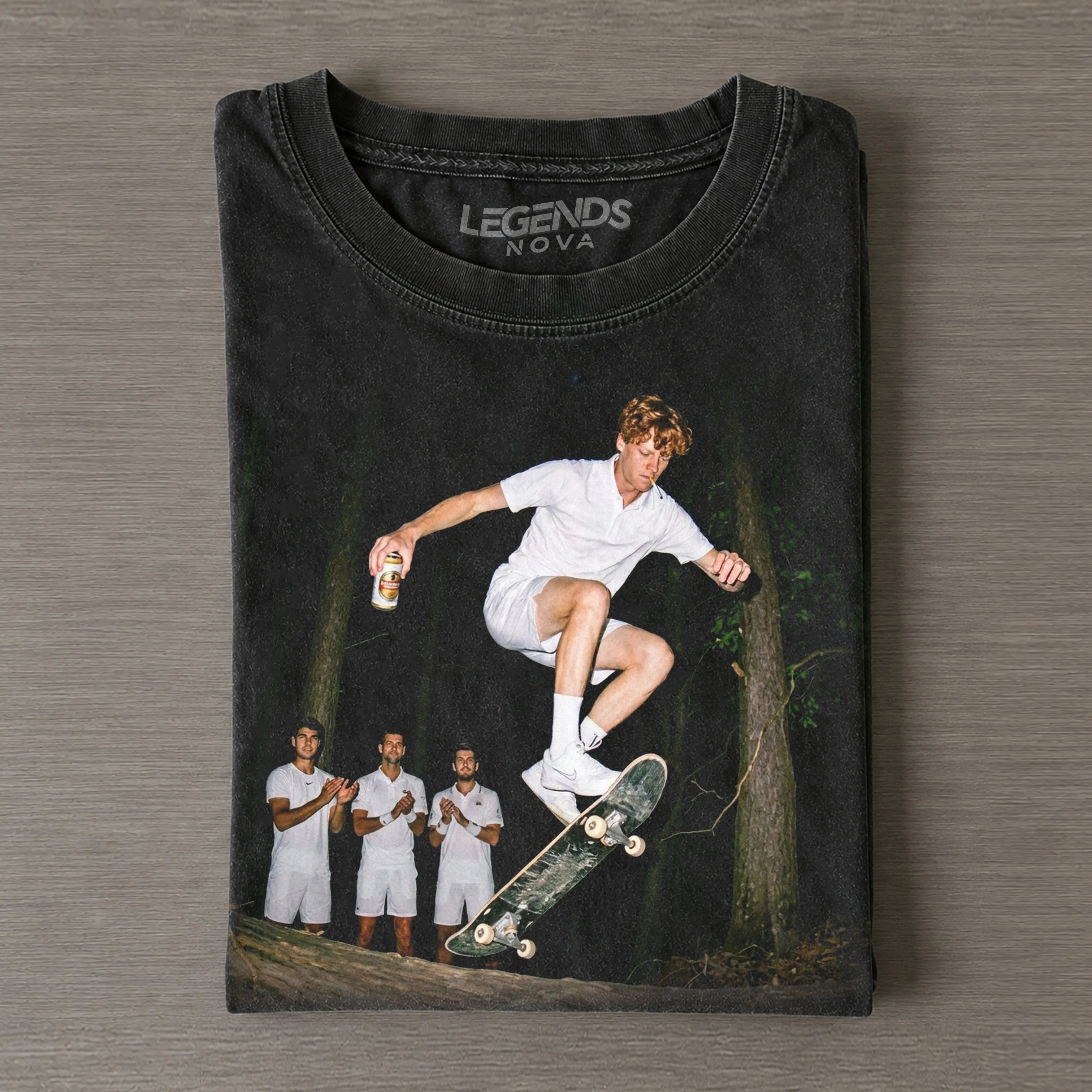Wimbledon 2026 Men's Singles Italy Jannik Sinner Funny Tennis T-shirt