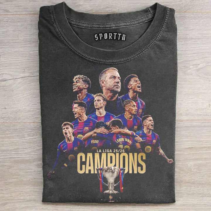 LA LIGA Blaugrana 2025-2026 CHAMPIONS TEE