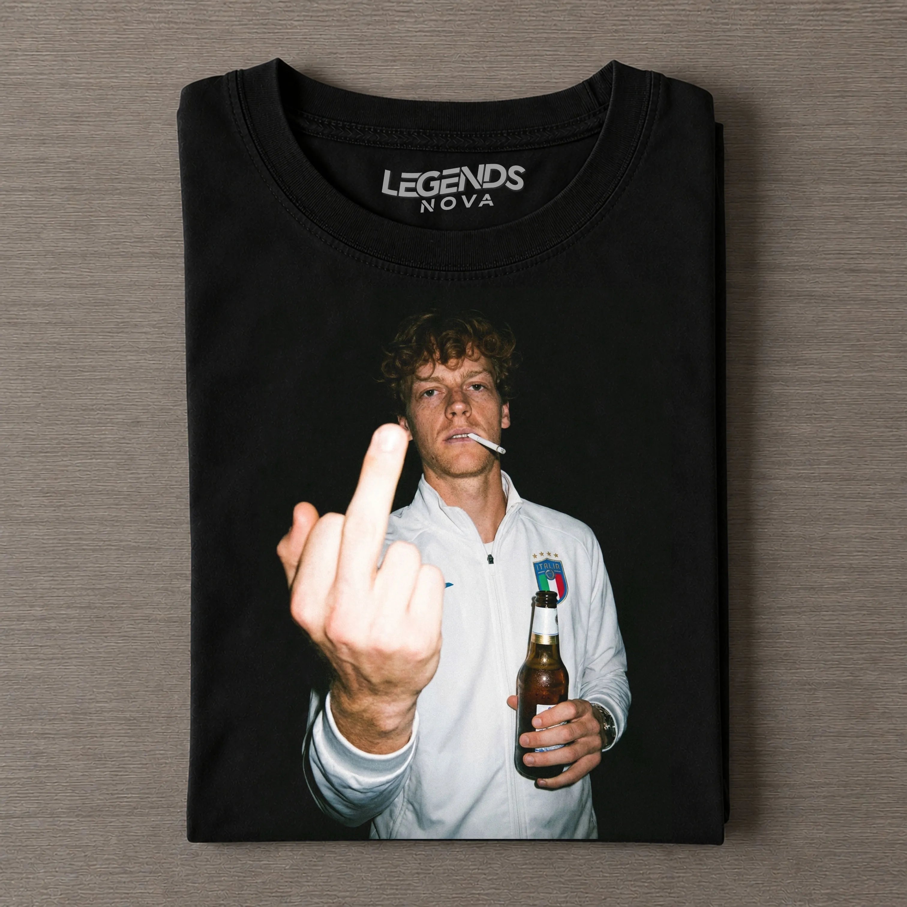 Wimbledon 2026 Men's Singles Champion Italy Jannik Sinner Tennis T-shirt