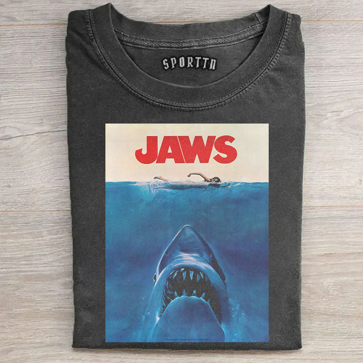 Jaws Retro Movie Tee
