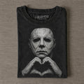 Halloween Michael Myers Heart Vintage Tee