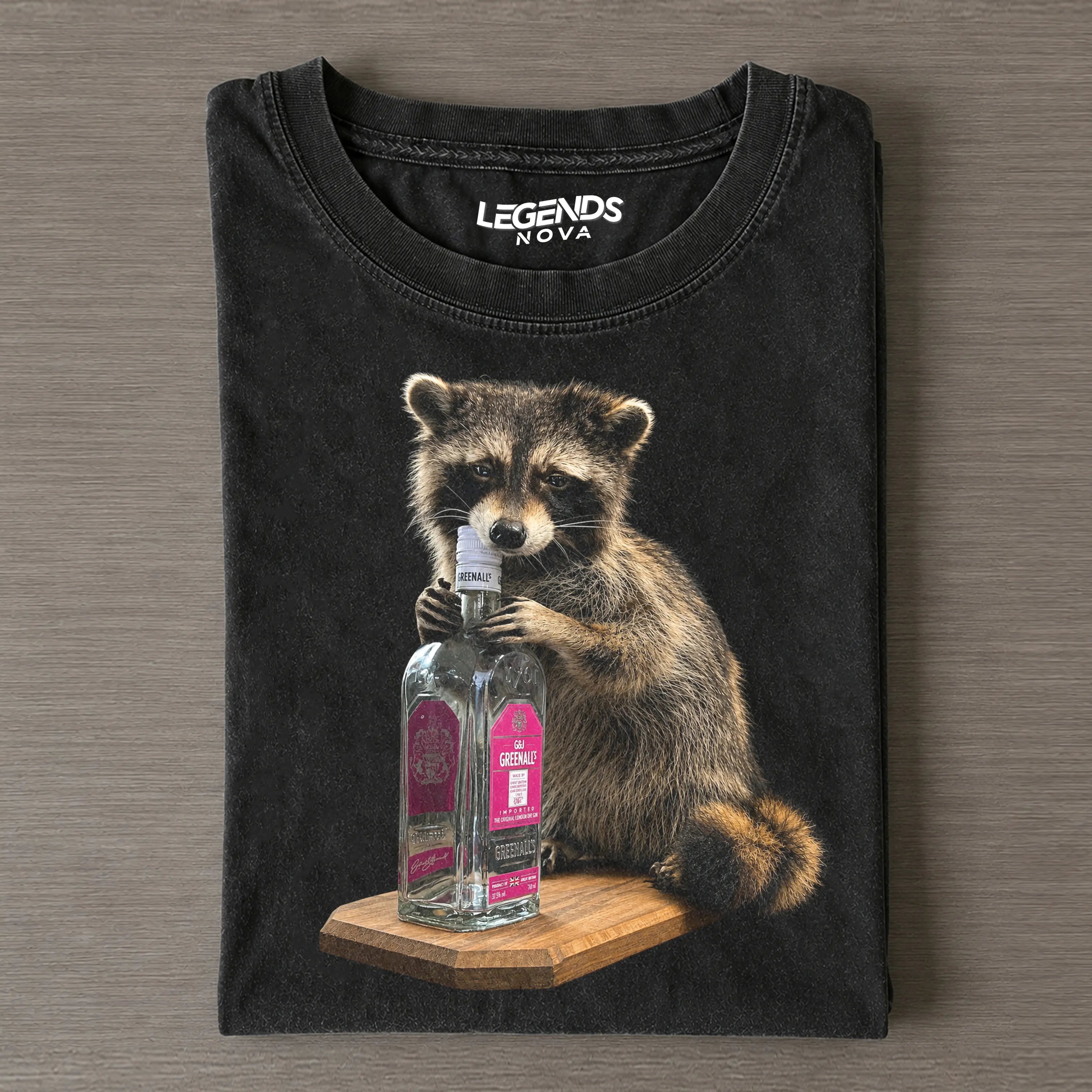 Erling Haland & Whiskey Raccoon H-MT-F Tee