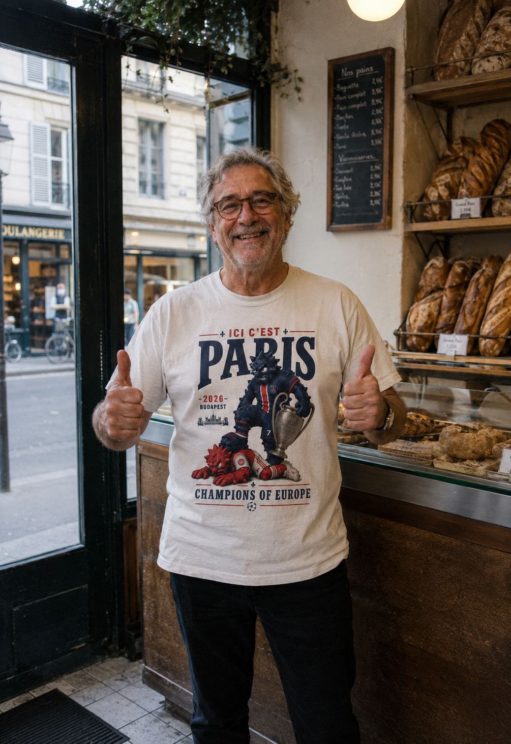 Ici C’est Paris 2026 Champions of Europe Tee