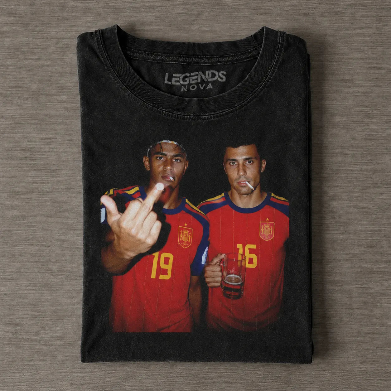 Spain Soccer Style Vintage Tee