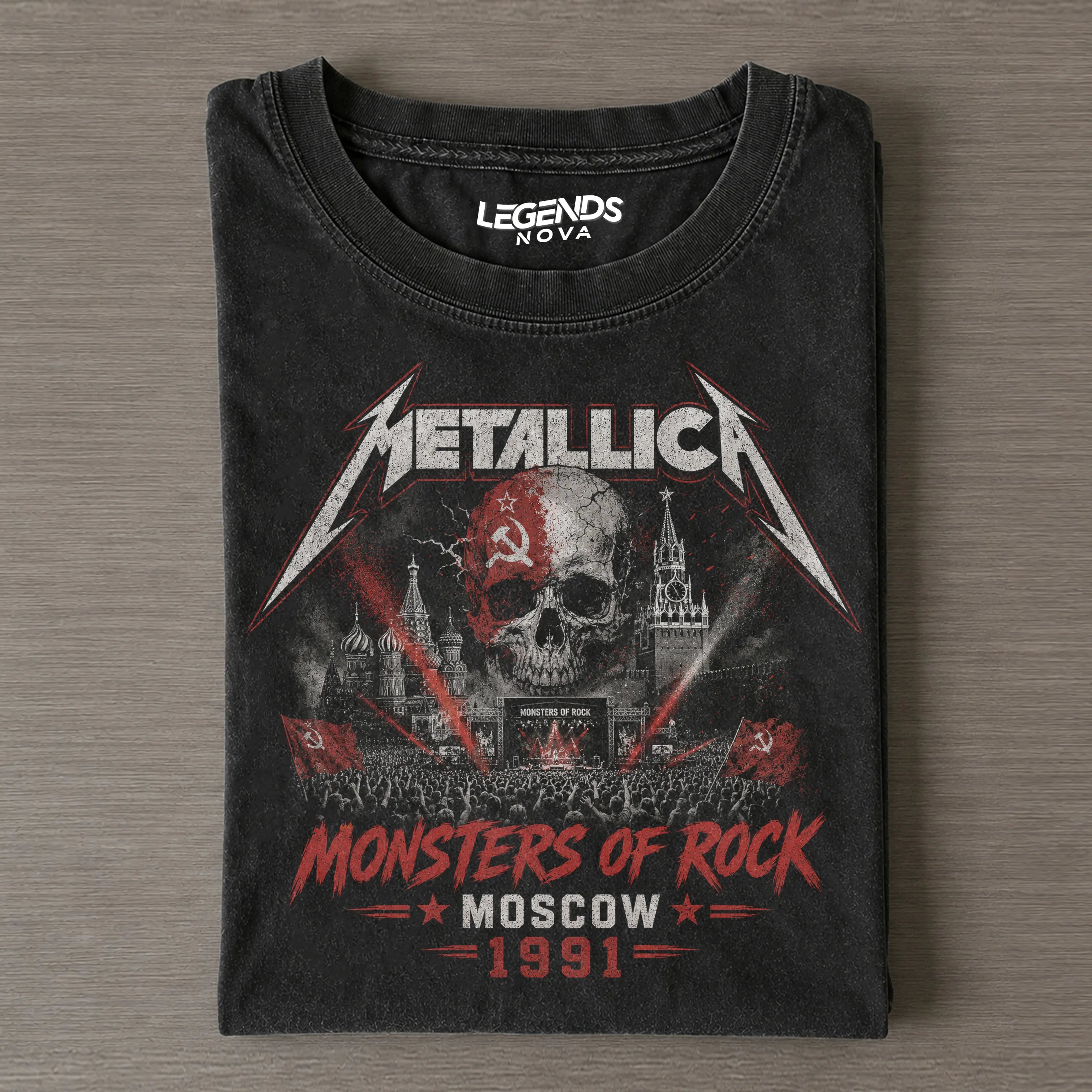 METALLICA Monsters of Rock Moscow 1991 Tee