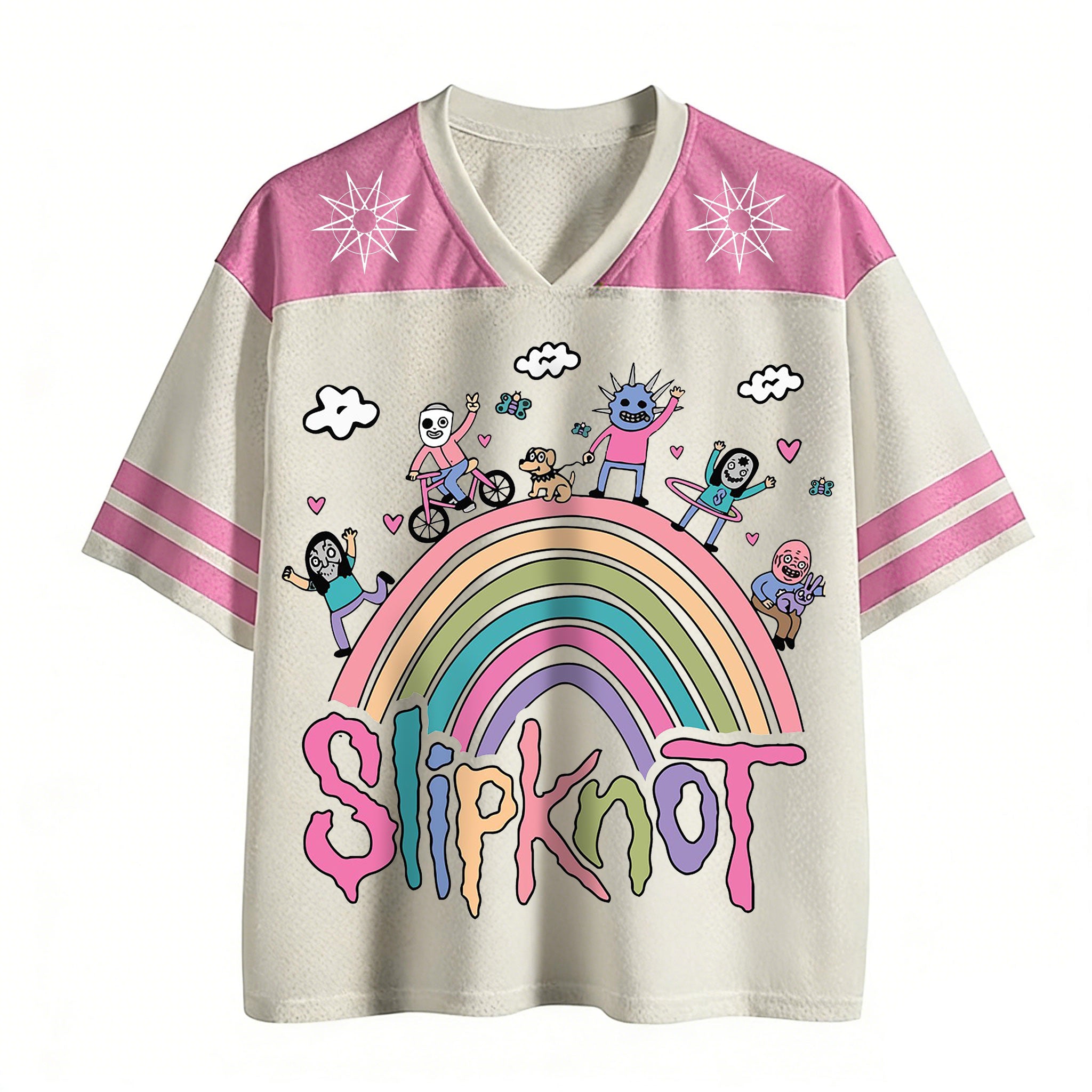 Funny Band Slipknot Mesh Jersey