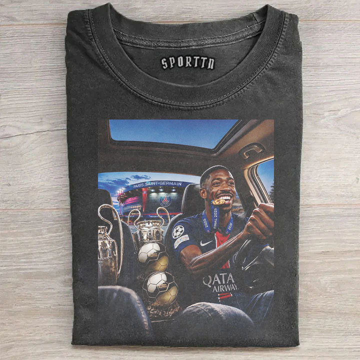 PSG Ousmane Dembélé Champions T-shirt
