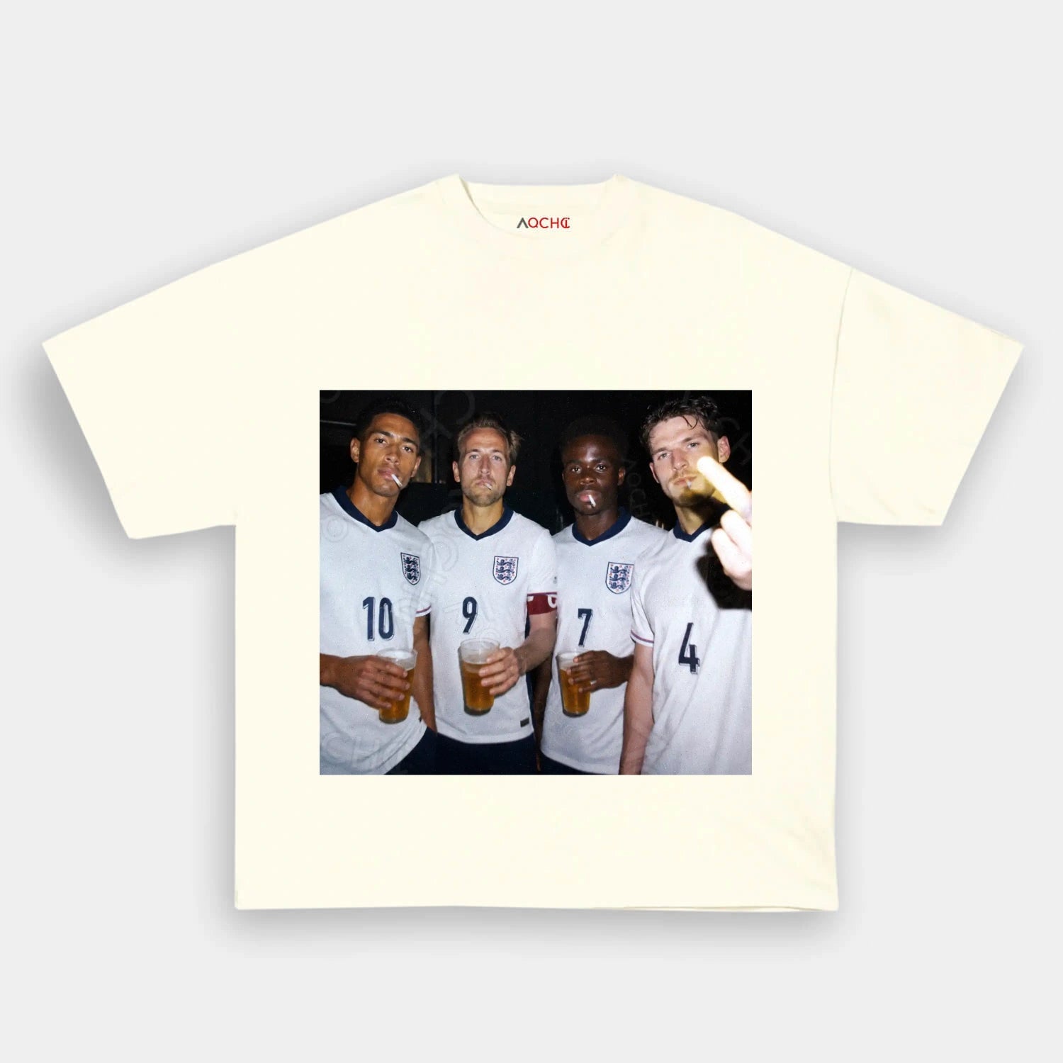 Harry Kane & Jude Bellingham & Bukayo Saka & Declan Rice England Football Style Tee