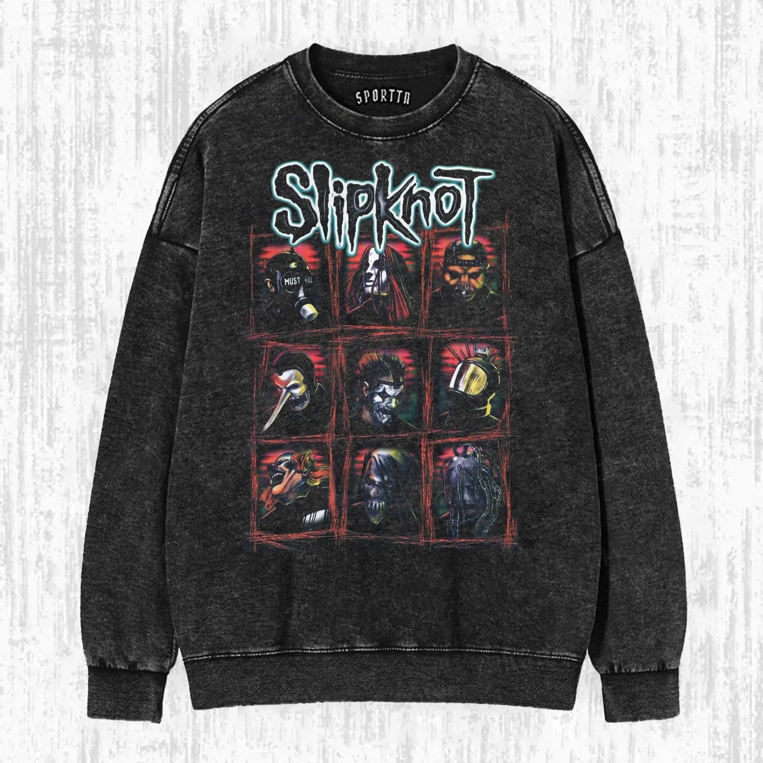 MUSIC SLIPKNOT VINTAGE WASHED TEE