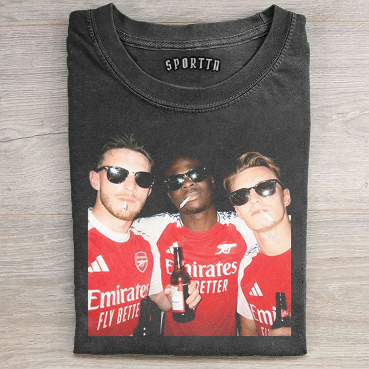 Arsenal-Declan Rice & Martin Ødegaard & Bukayo Saka T-shirt