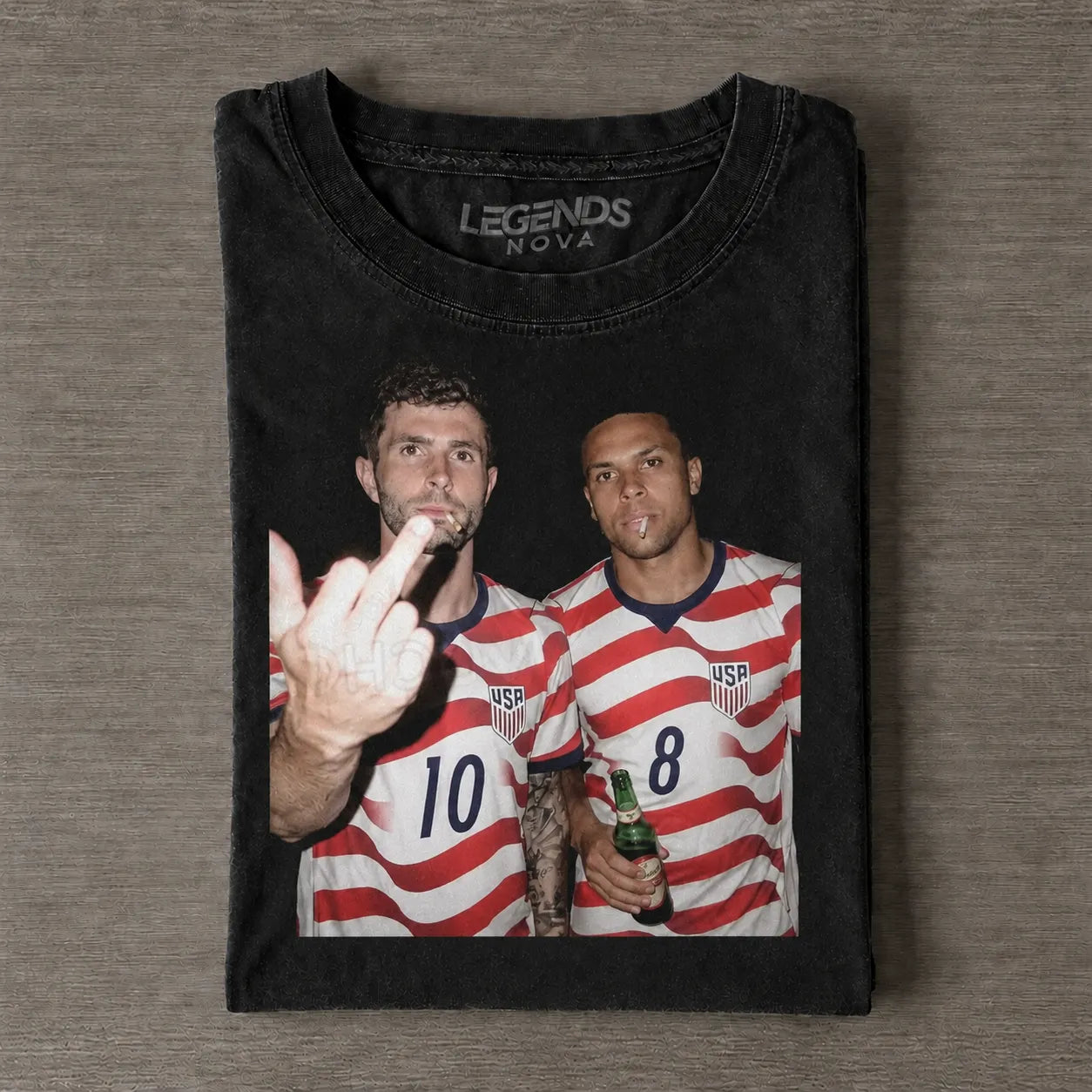 Christian Pulisic & Weston McKennie USA Soccer Style Tee 8
