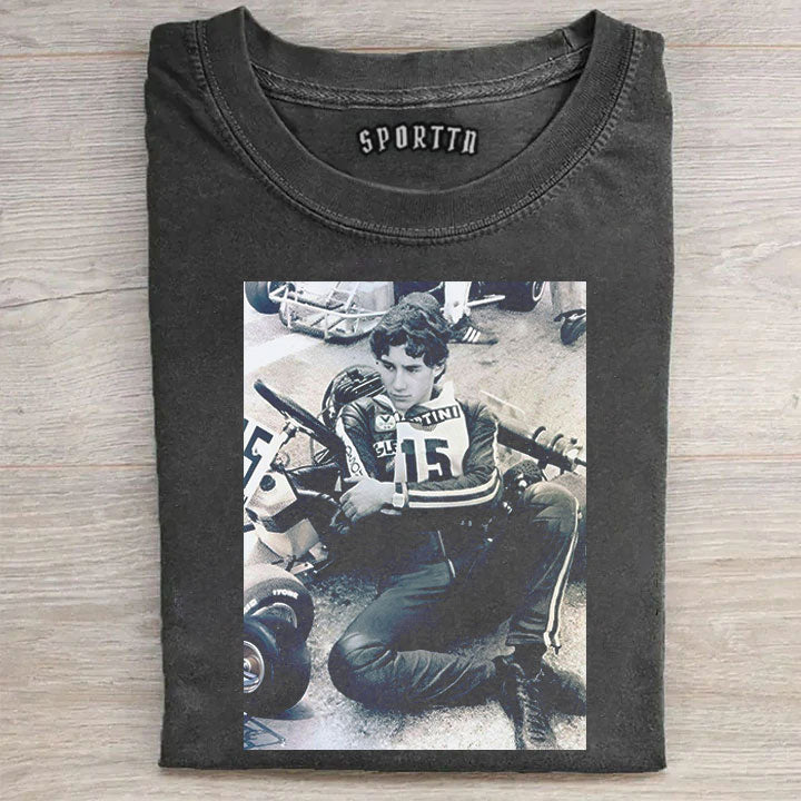 F1 Eternal Senna Classic Retro T-shirt