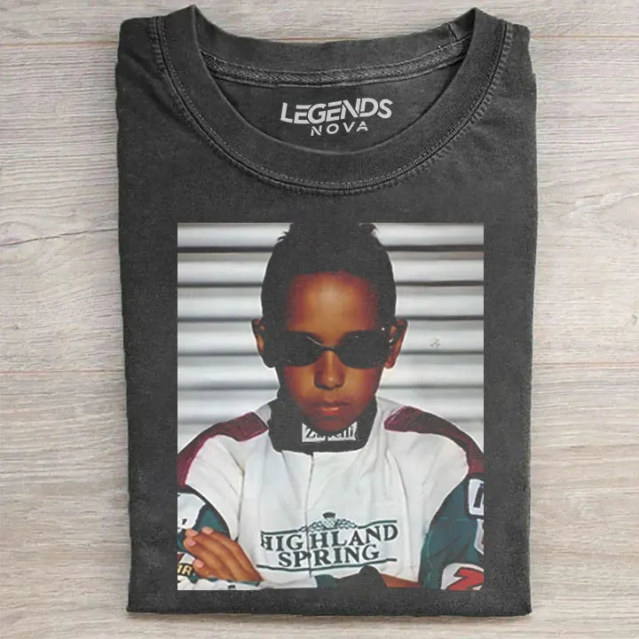 Little Lewis Hamilton F1 Retro T-shirt