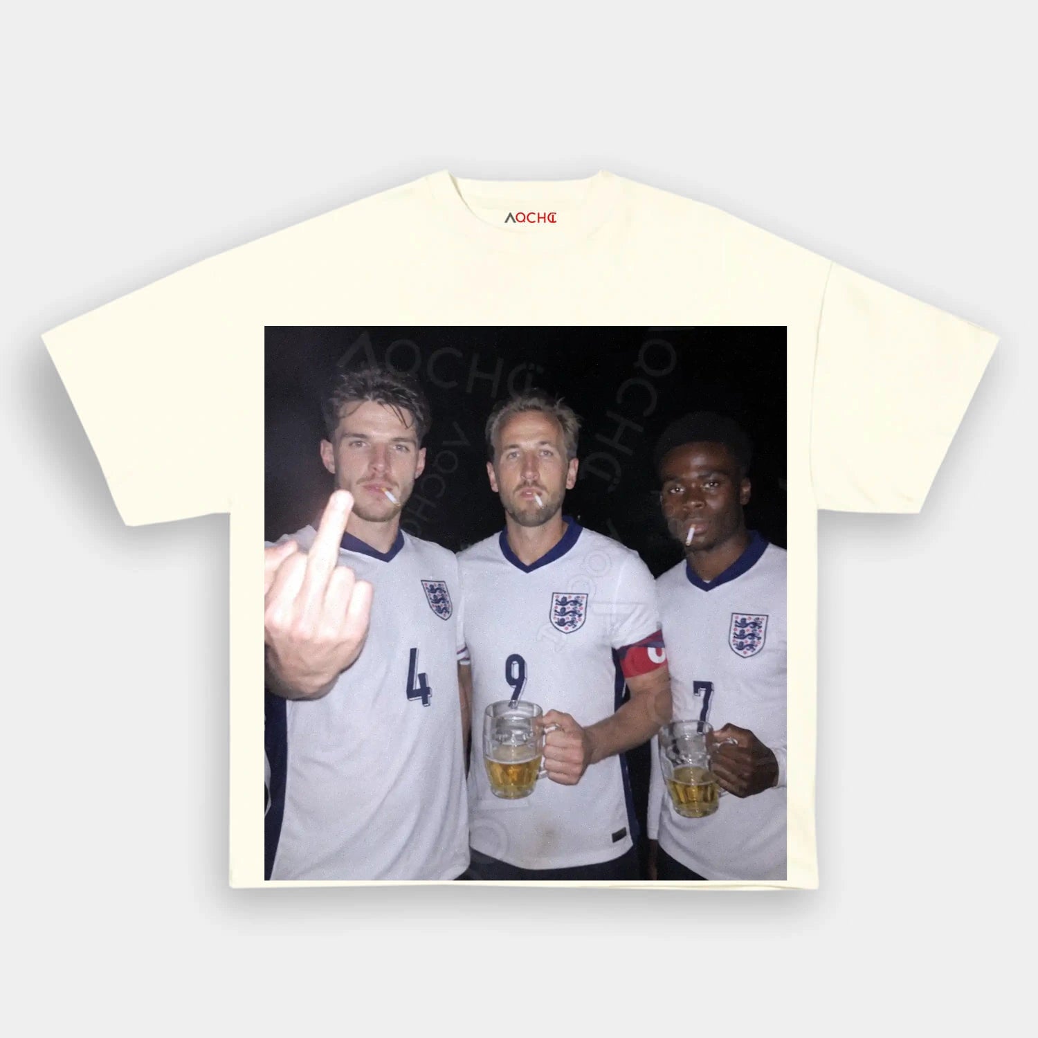 Harry Kane & Bukayo Saka & Declan Rice England Football Style Tee