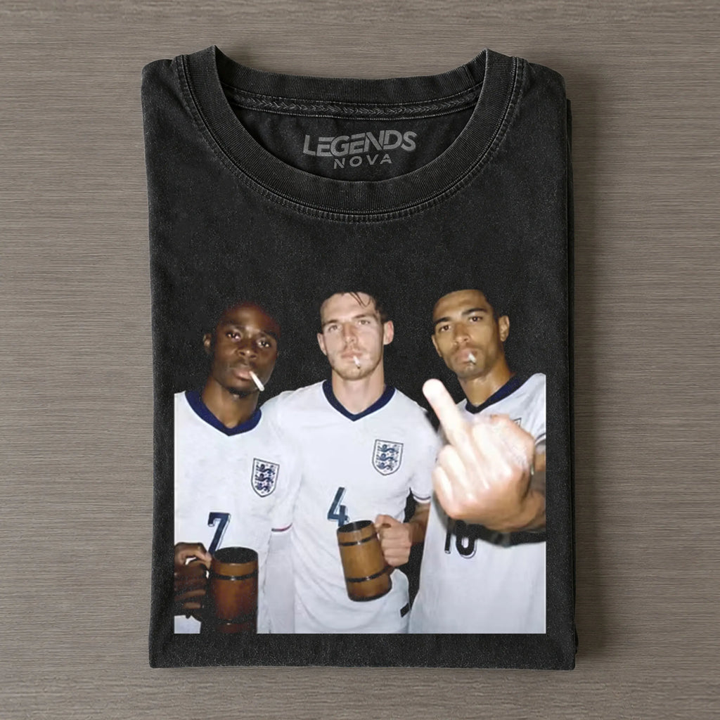 & Jude Bellingham & Bukayo Saka & Declan Rice England Football Style Tee