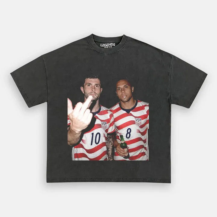 Christian Pulisic & Weston McKennie USA Soccer Style Tee 8