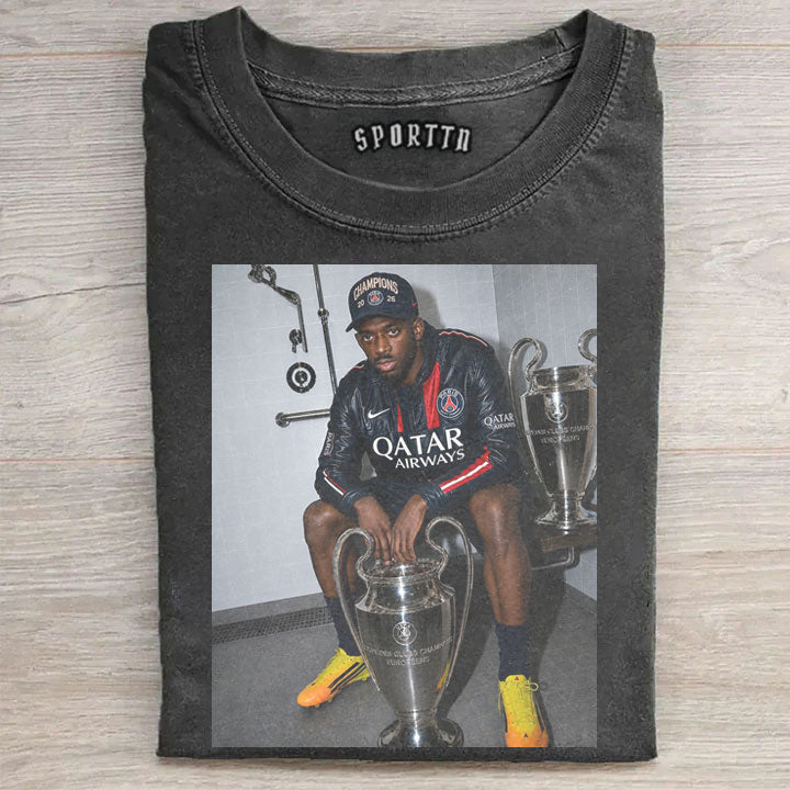 PSG Ousmane Dembélé Champions T-shirt