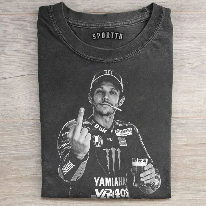 The Doctor Valentino Rossi #46 GOAT Moto GP Retro Tee