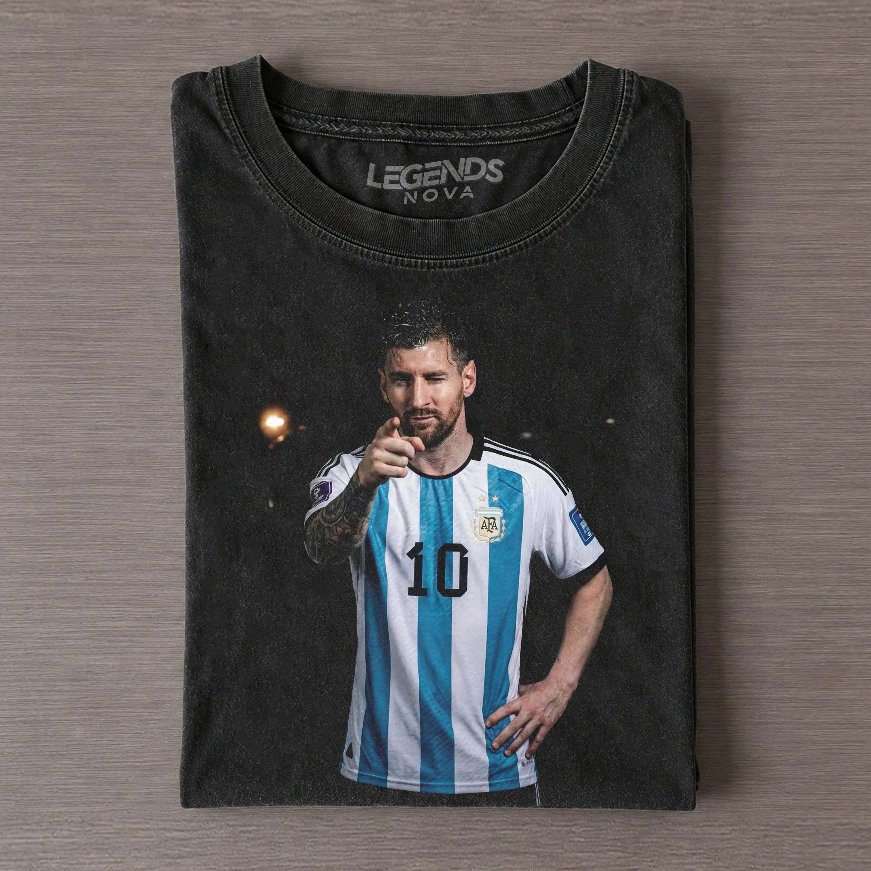 Argentina Messi funny Vintage Tee