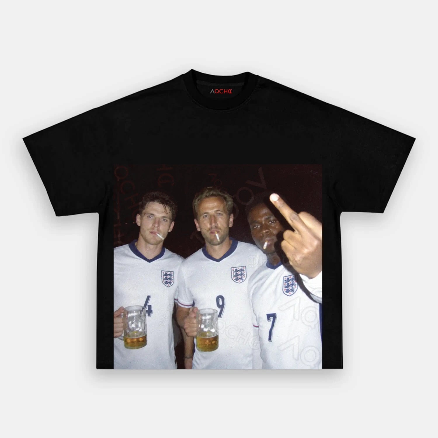 Harry Kane & Bukayo Saka & Declan Rice England Football Style Tee