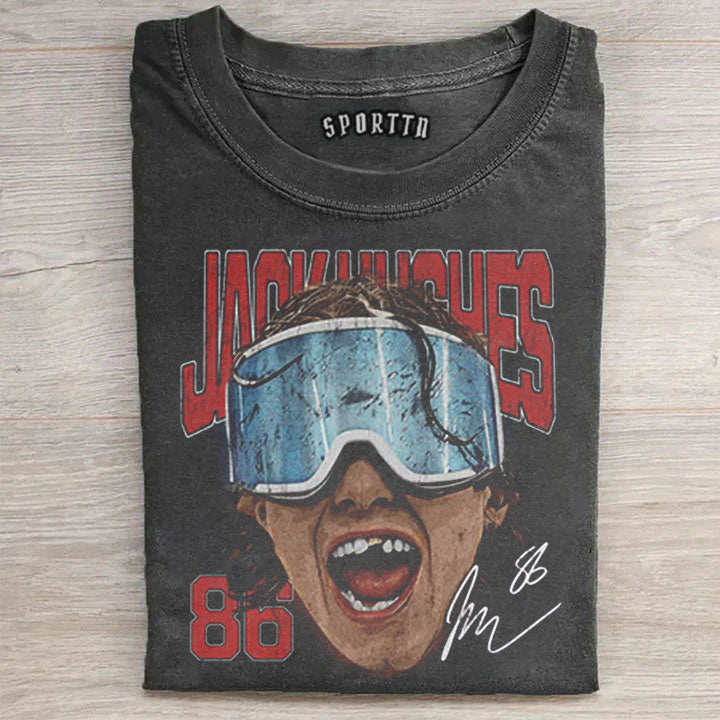 Jack Hughes Champion USA Tee