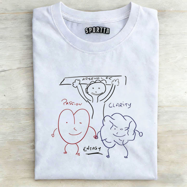 Passion Energy Clarity Arsenal Arteta T-Shirt