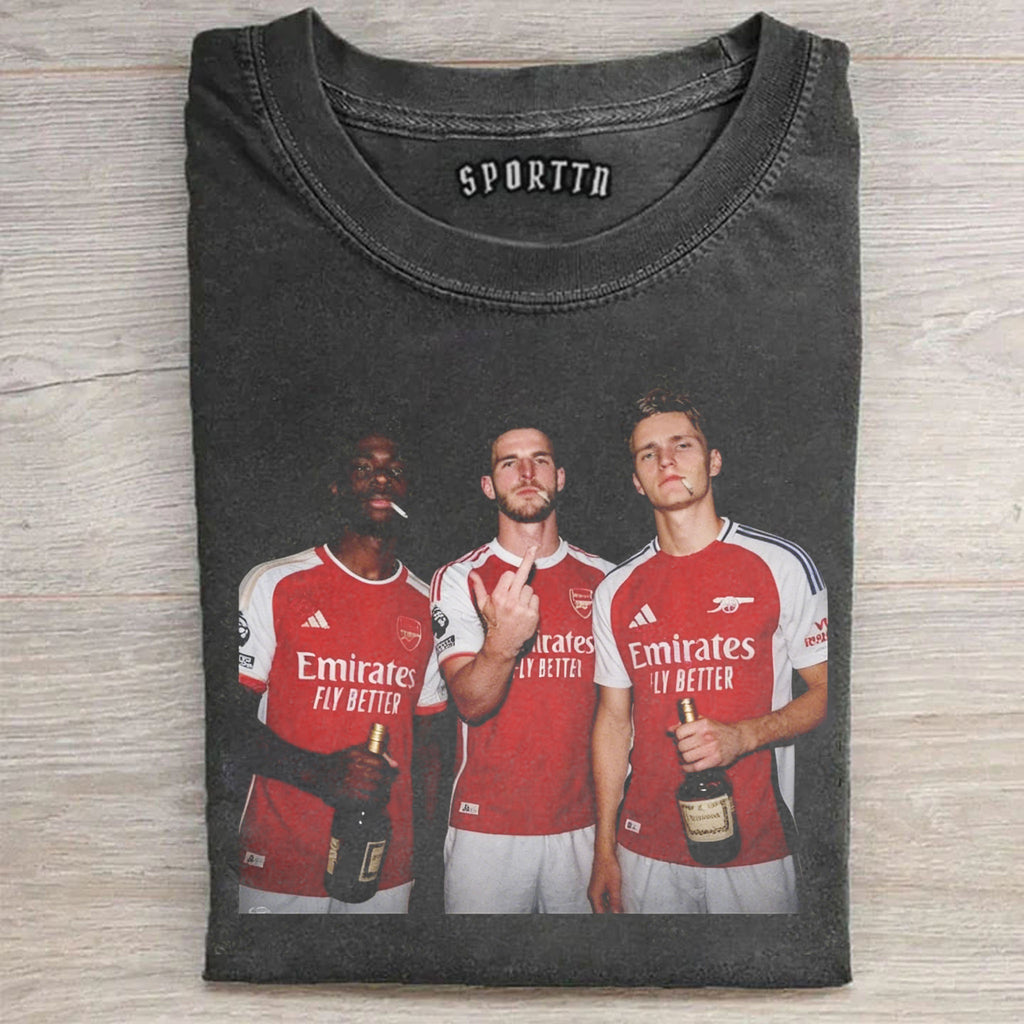 Arsenal-Declan Rice & Bukayo Saka & Martin Odegaard Tee