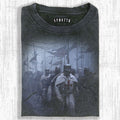 KNIGHTS TEMPLAR - THEMED RETRO T-SHIRT