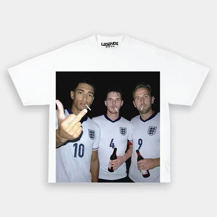 Harry Kane & Jude Bellingham & Declan Rice England Football Style Tee