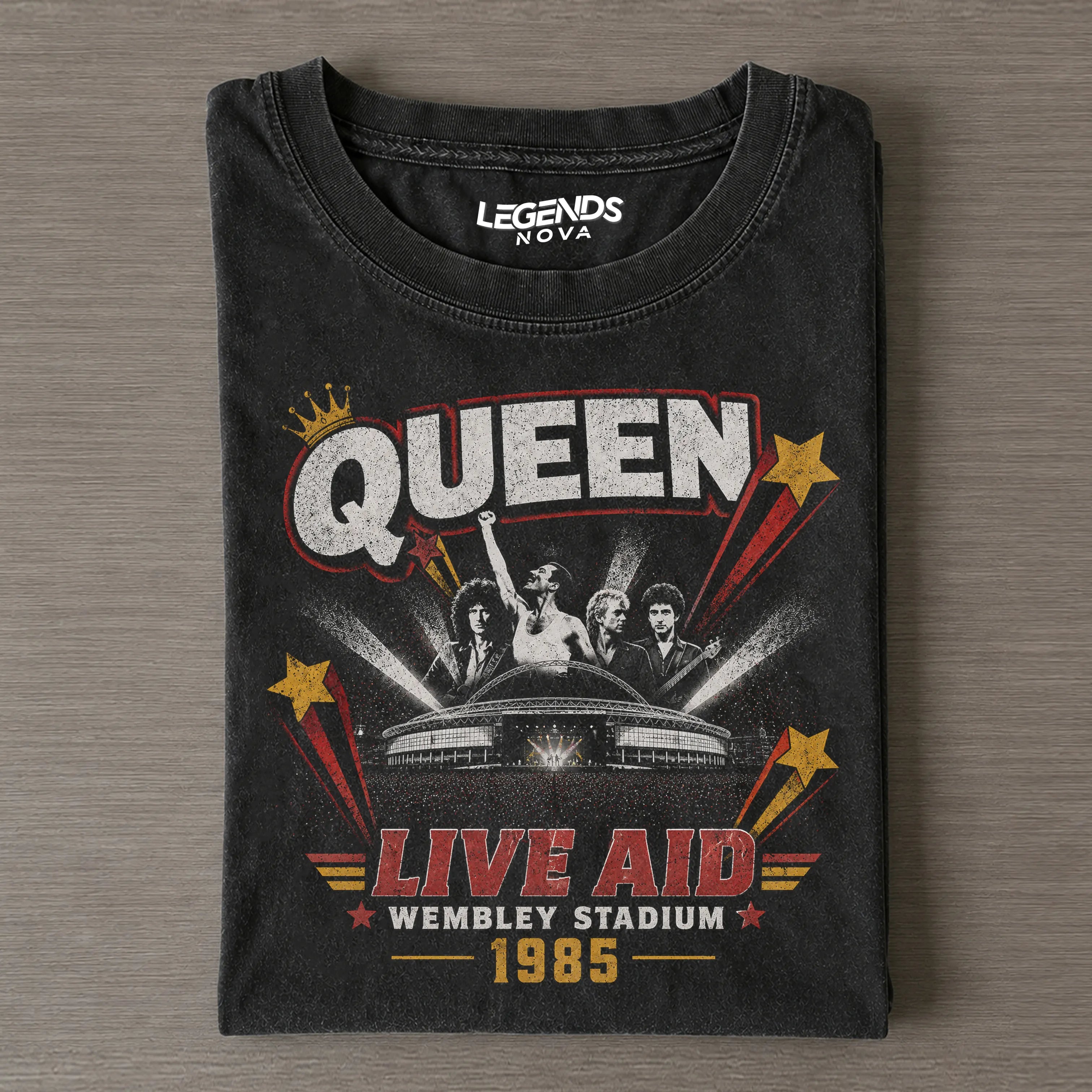 QUEEN live aid wembley stadium 1985 Tee