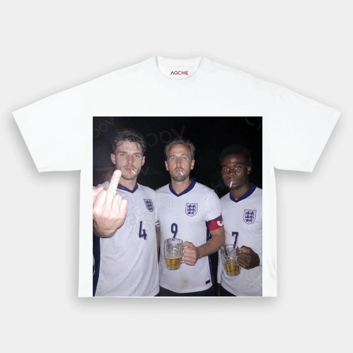 Harry Kane & Bukayo Saka & Declan Rice England Football Style Tee
