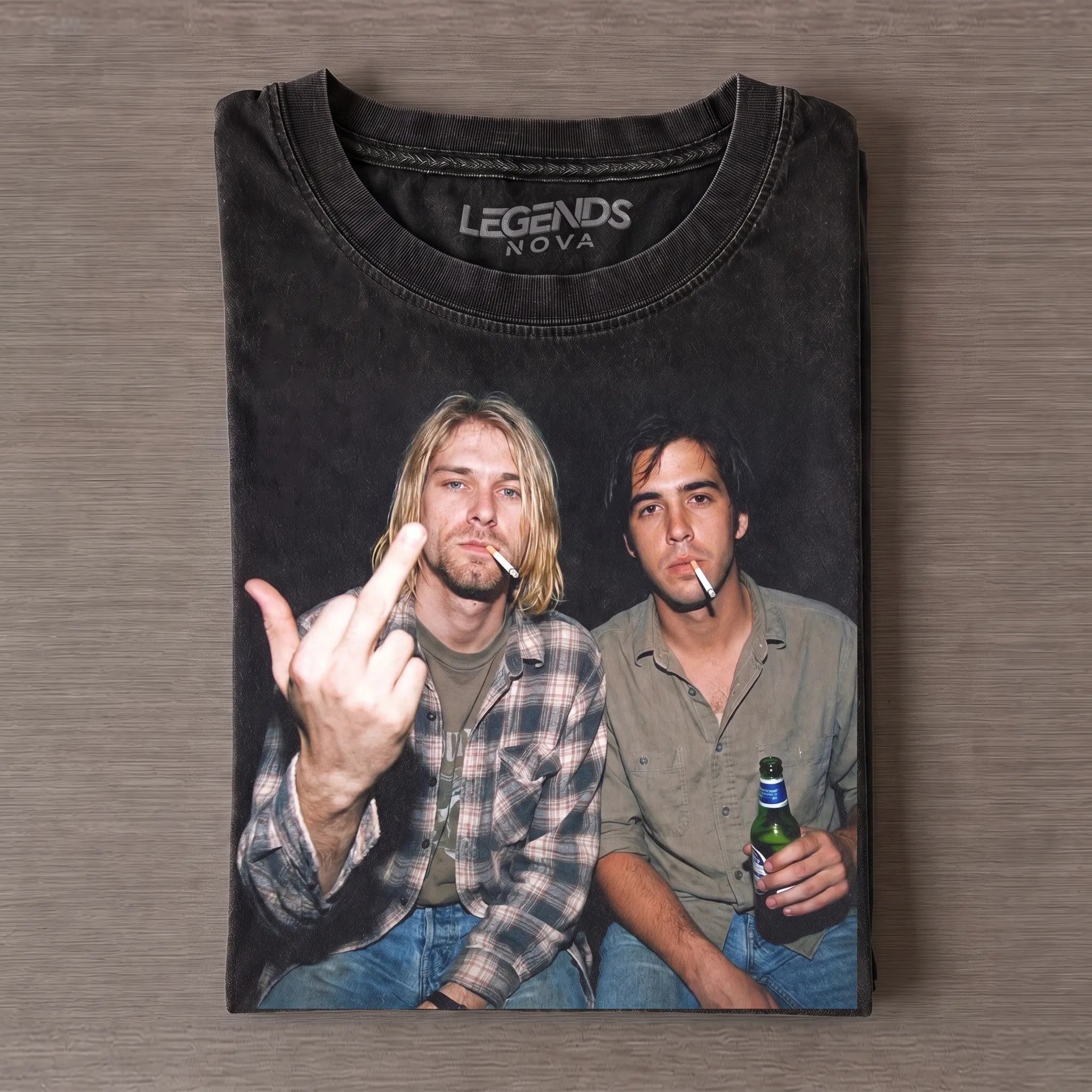 Funny Nirvana V2 Vintage Tee