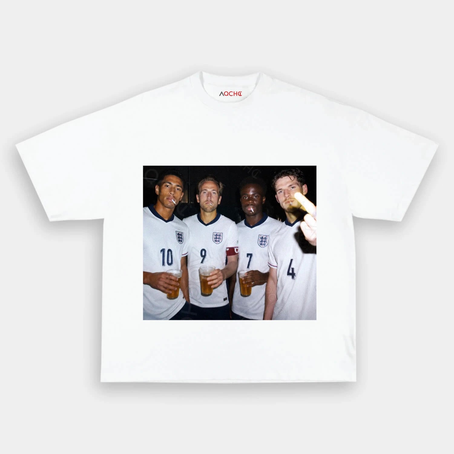 Harry Kane & Jude Bellingham & Bukayo Saka & Declan Rice England Football Style Tee