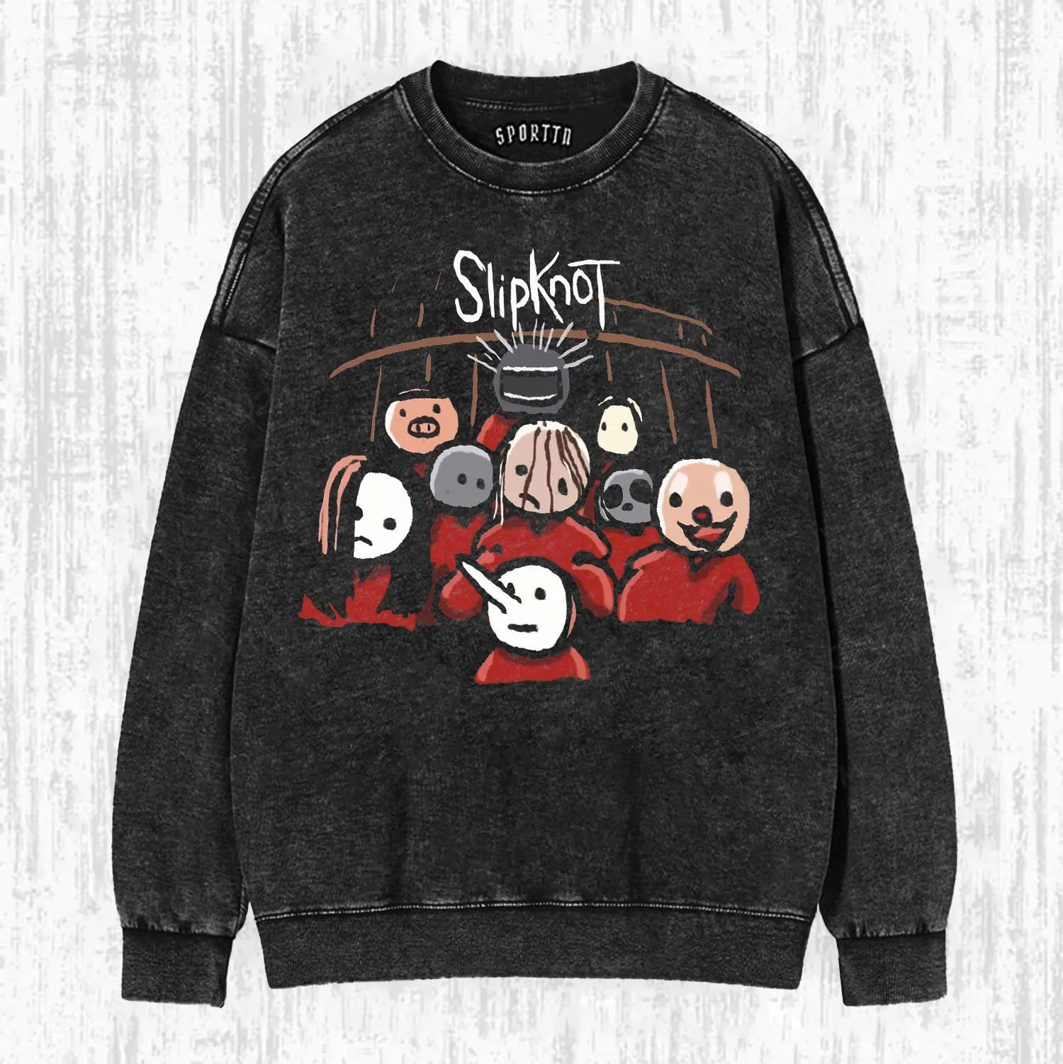 MUSIC SLIPKNOT VINTAGE WASHED TEE/SWEATSHIRT/HOODIE