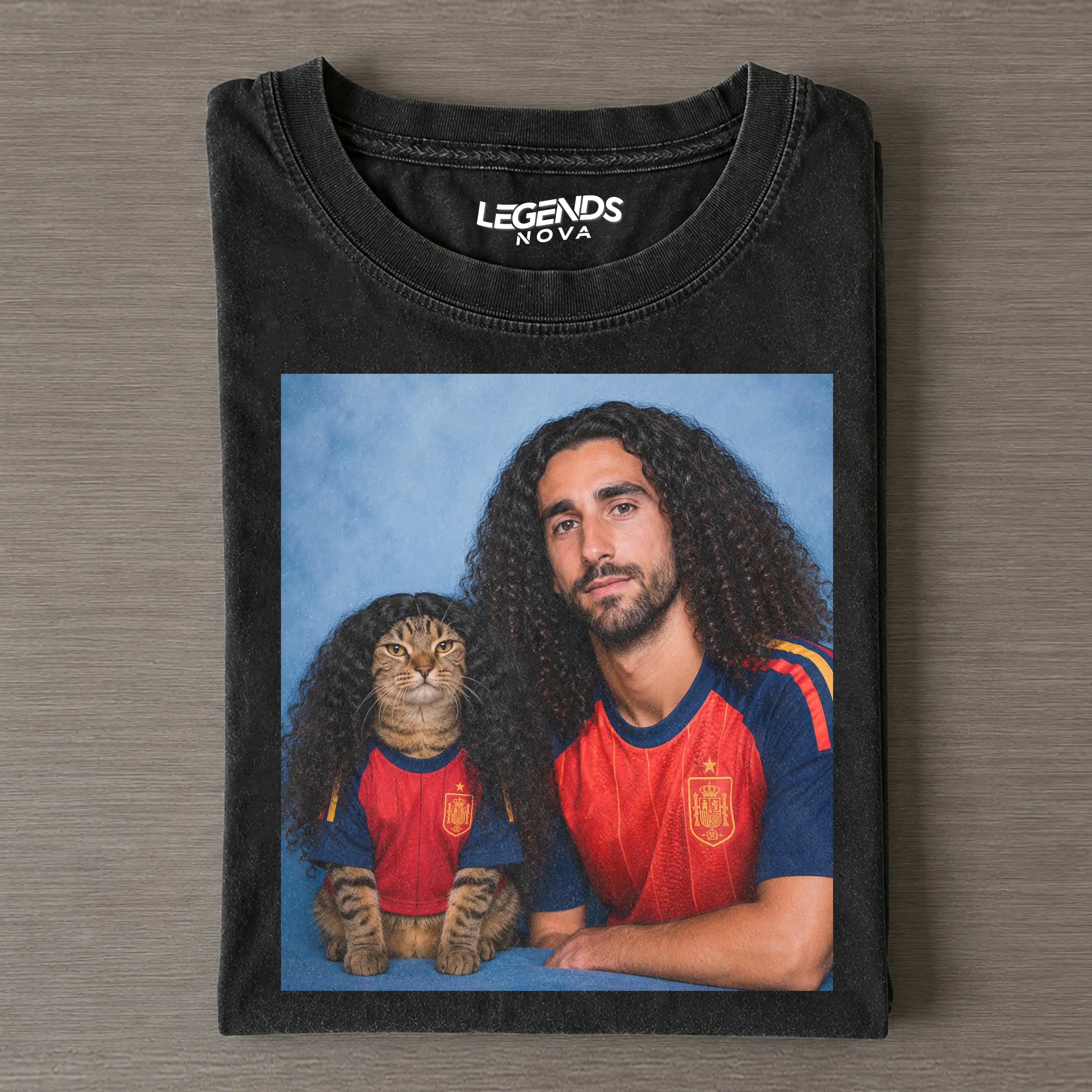 Funny Marc Cucurella & Cat Tee
