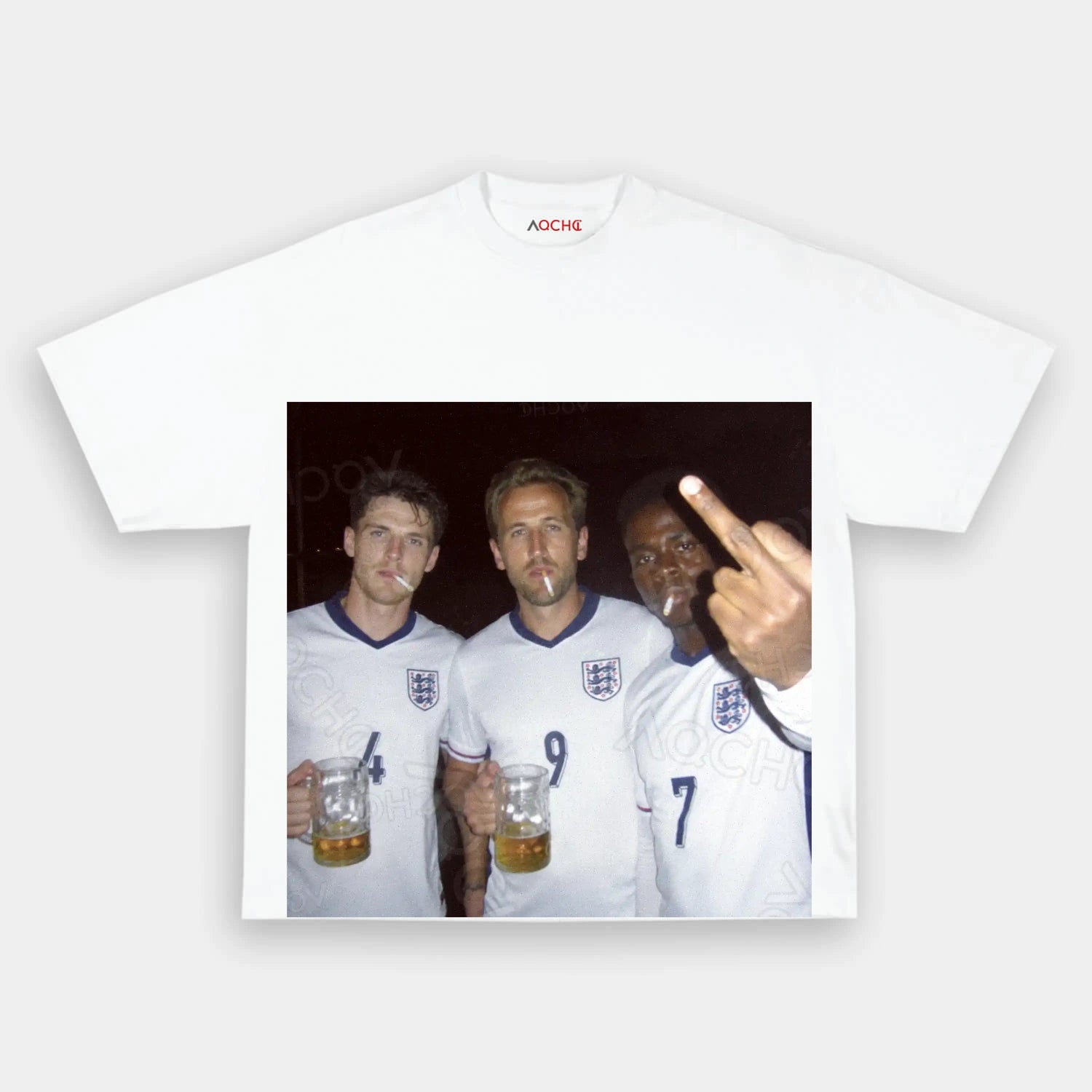 Harry Kane & Bukayo Saka & Declan Rice England Football Style Tee