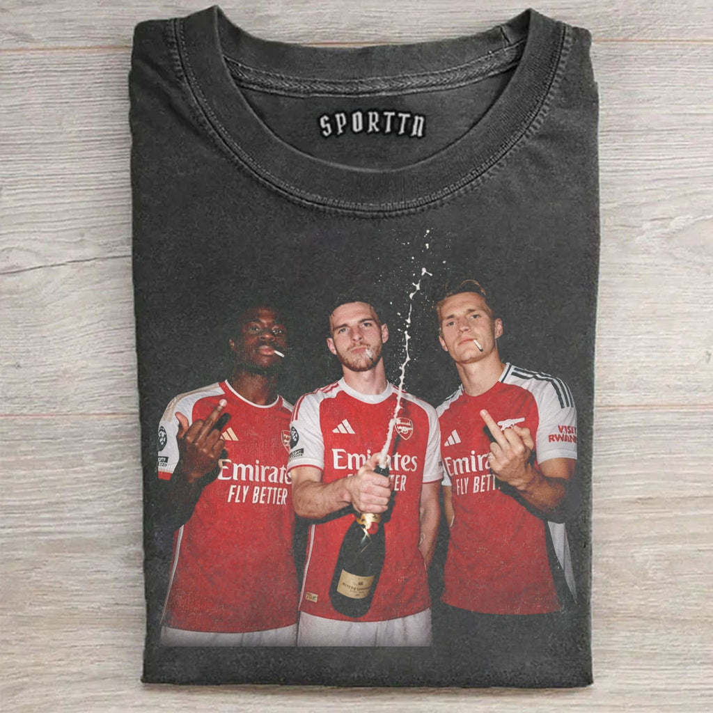Arsenal-Declan Rice & Bukayo Saka & Martin Odegaard Tee