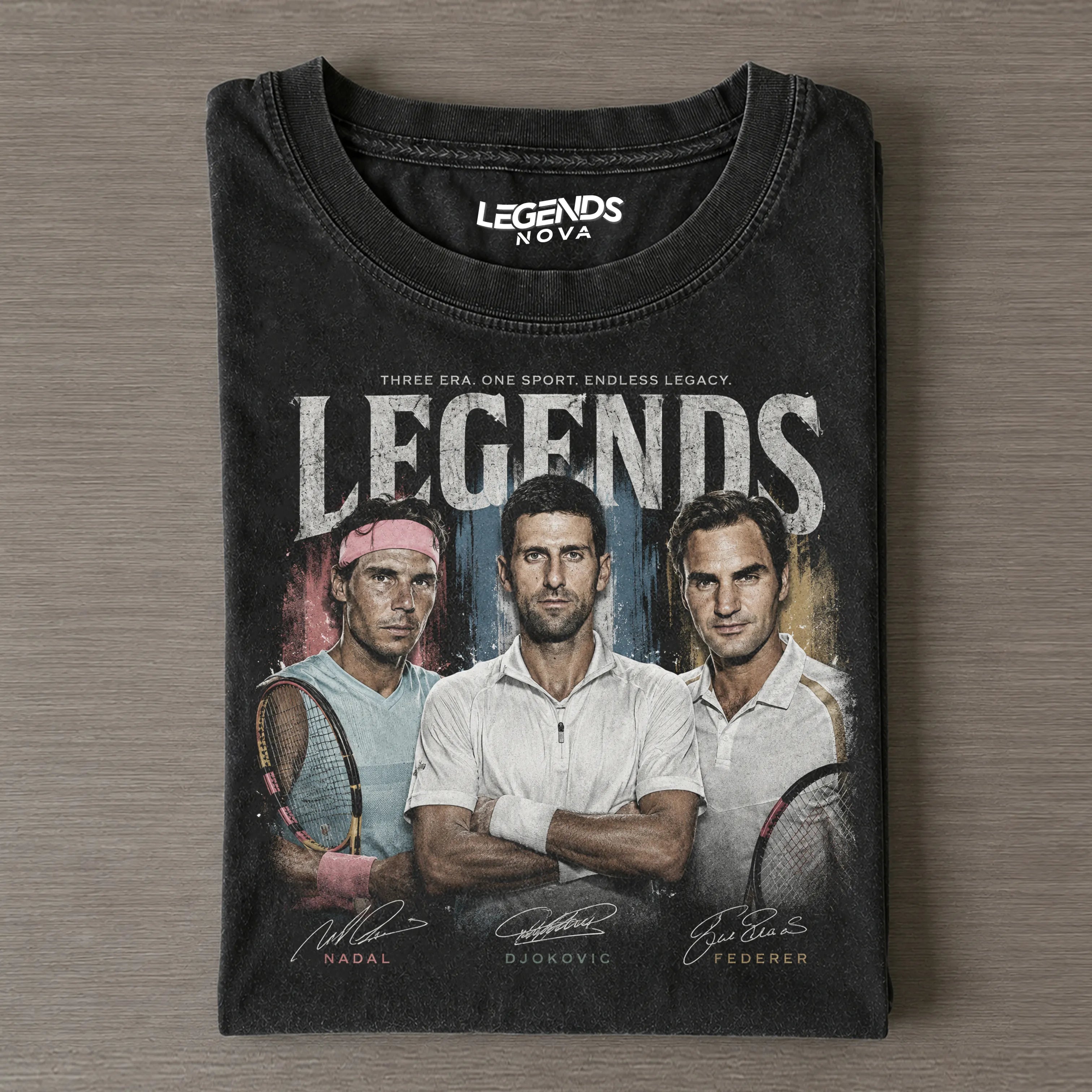 Djokovic & Nadal & Federer Legends Tee