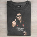 Funny Mikel Arteta Arsenal Champions Middle Finger Trending Vintage T-Shirt
