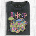 Funny Slipknot Washed Graphic T-Shirt