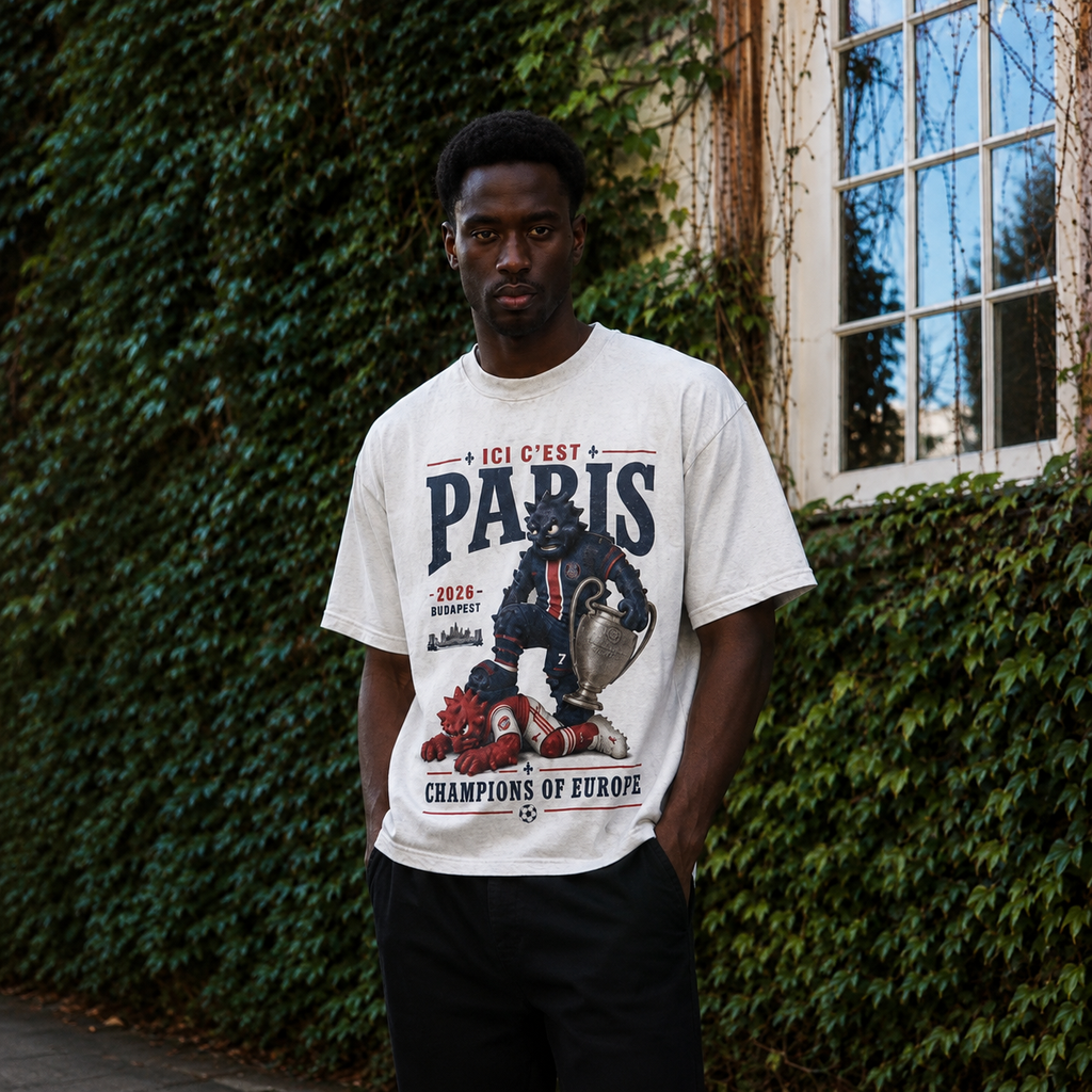 Ici C’est Paris 2026 Champions of Europe Tee