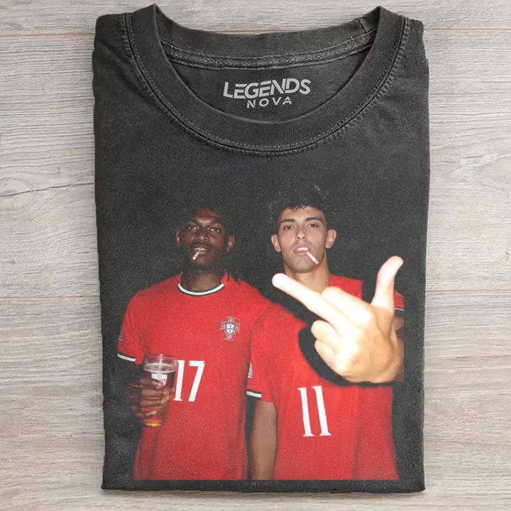 Rafael Leão & João Félix Portugal Style Tee