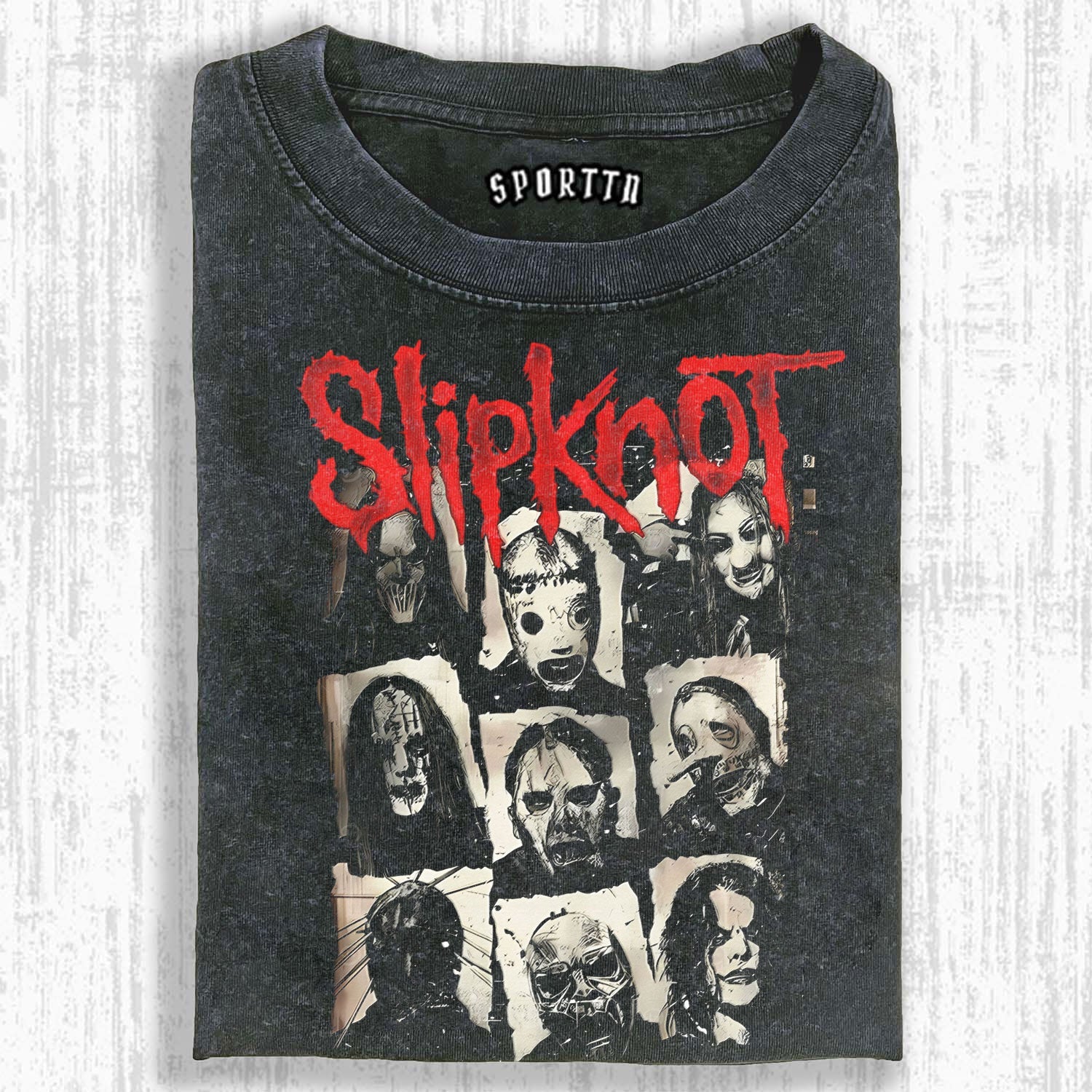 MUSIC SLIPKNOT VINTAGE WASHED TEE
