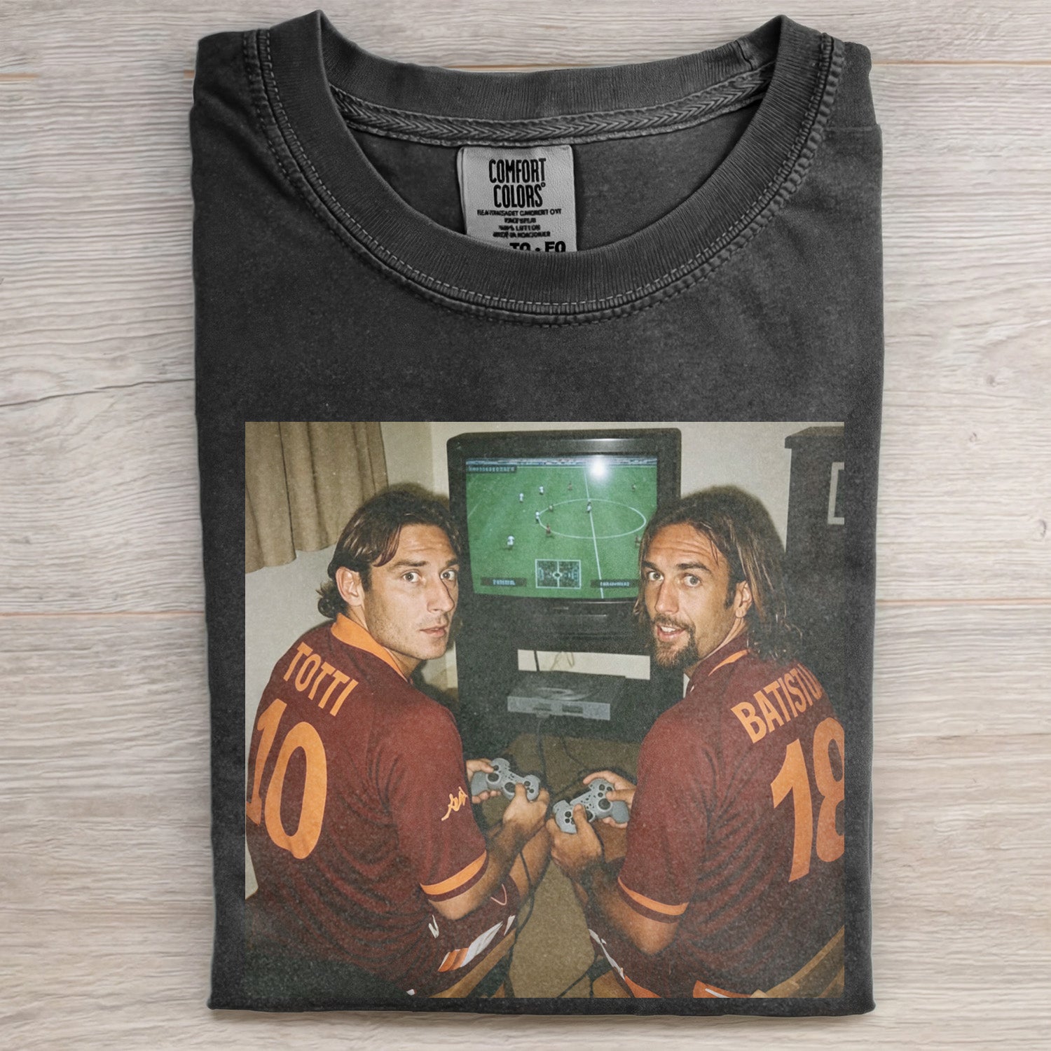 Totti X Batistuta Funny Meme T-shirt