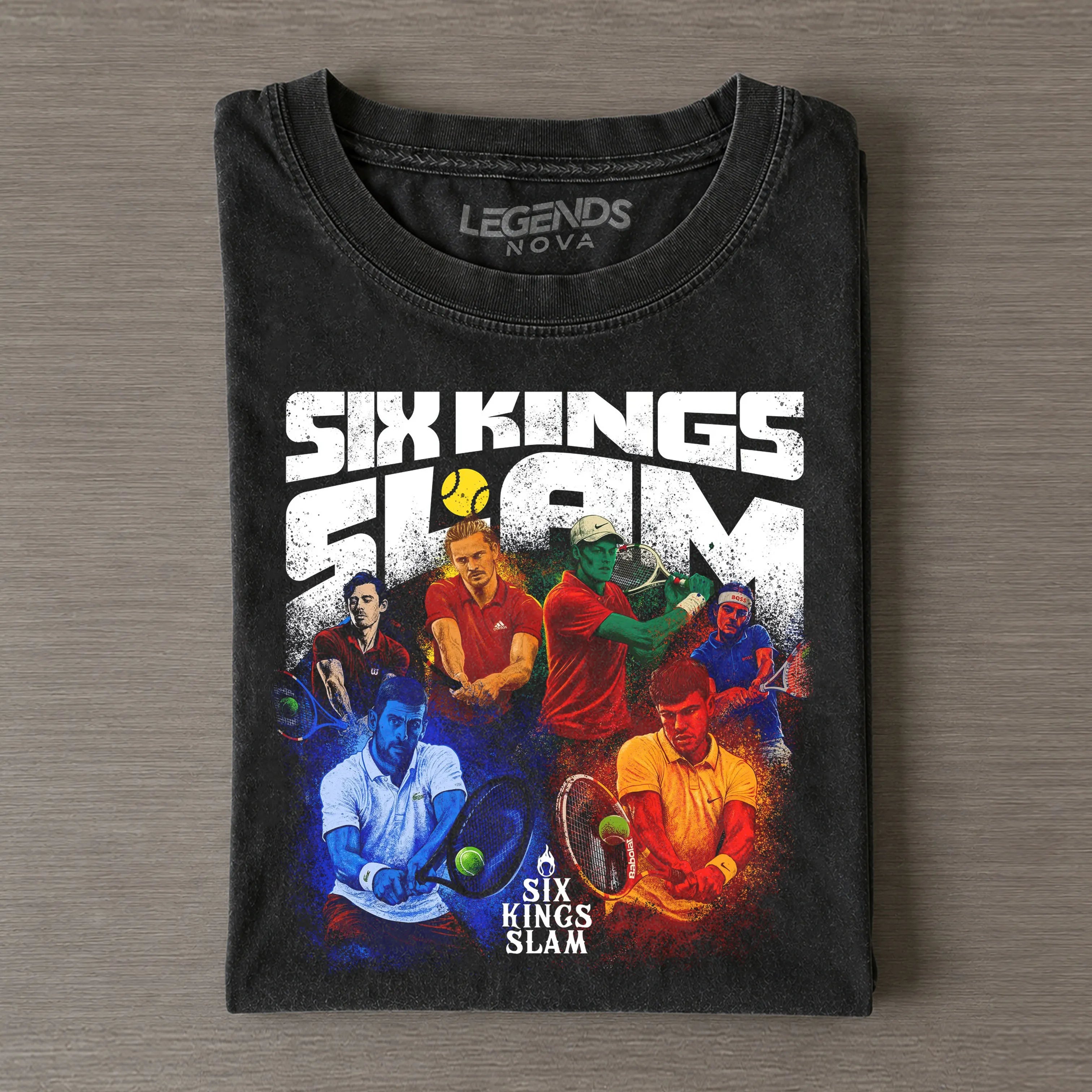 Six Kings Slam Men's Tennis Singles Tee