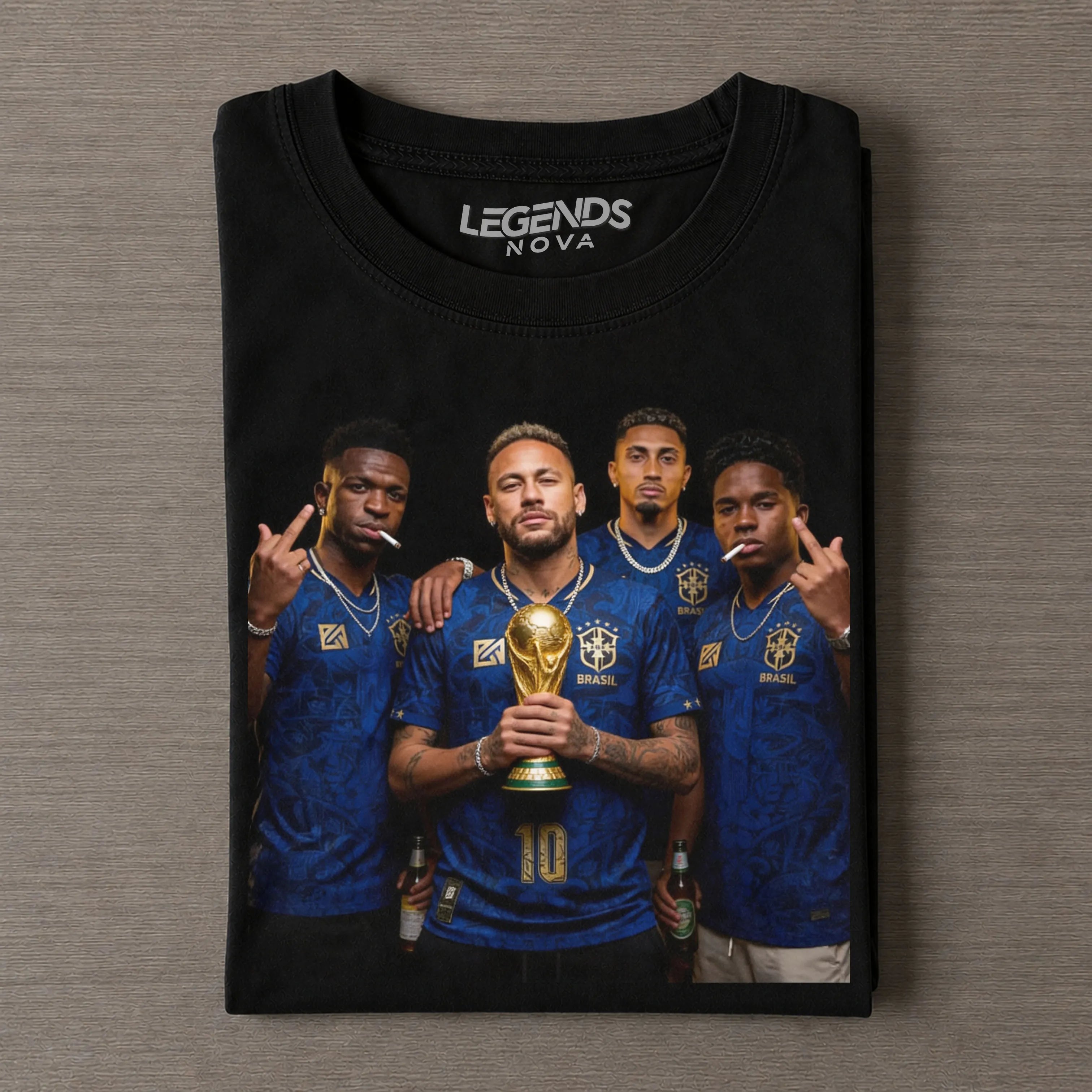 Brasil The Boys Football Print T-Shirt