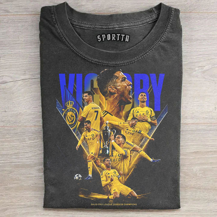 Cristiano Ronaldo CR7’s 2025–26 Saudi Pro League Title T-shirt